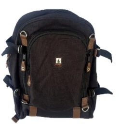 Rucksack HF-0001 Pure Hanf Schwarz