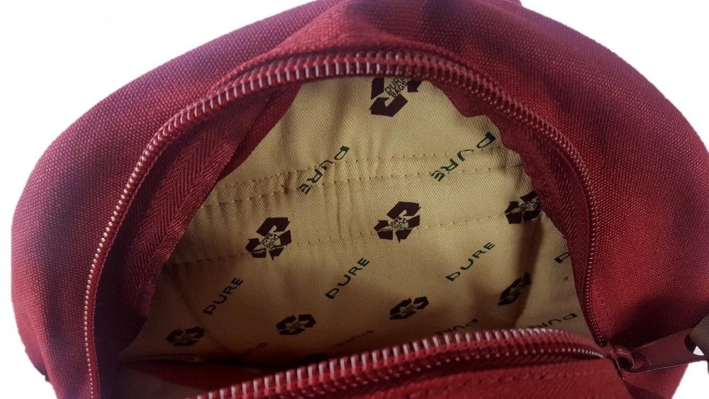 Rucksack HF-0001 Pure Hanf Bordeaux – Bild 3