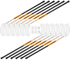 Floorball Team SET Unihoc Winner 12 Floorballschläger 75-96cm, 6 Bälle