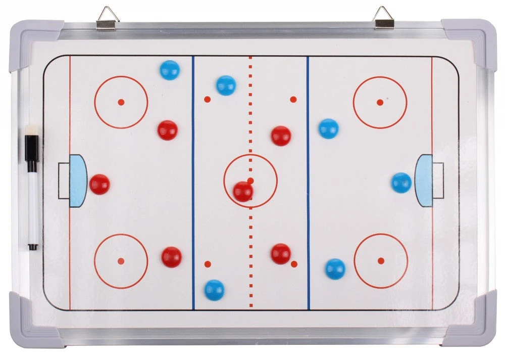 Eishockey Traingertafel, Taktik Magnetische Tafel 45x30 – Bild 2