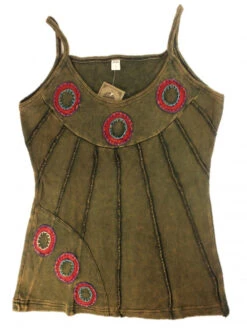 Tank Top Cultbagz Hippie Style 206 S-L Khaki