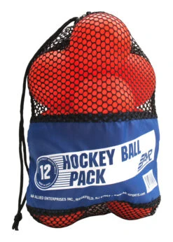 12x Street- Inlinehockey Ball - Streethockey Ball Orange Mittel