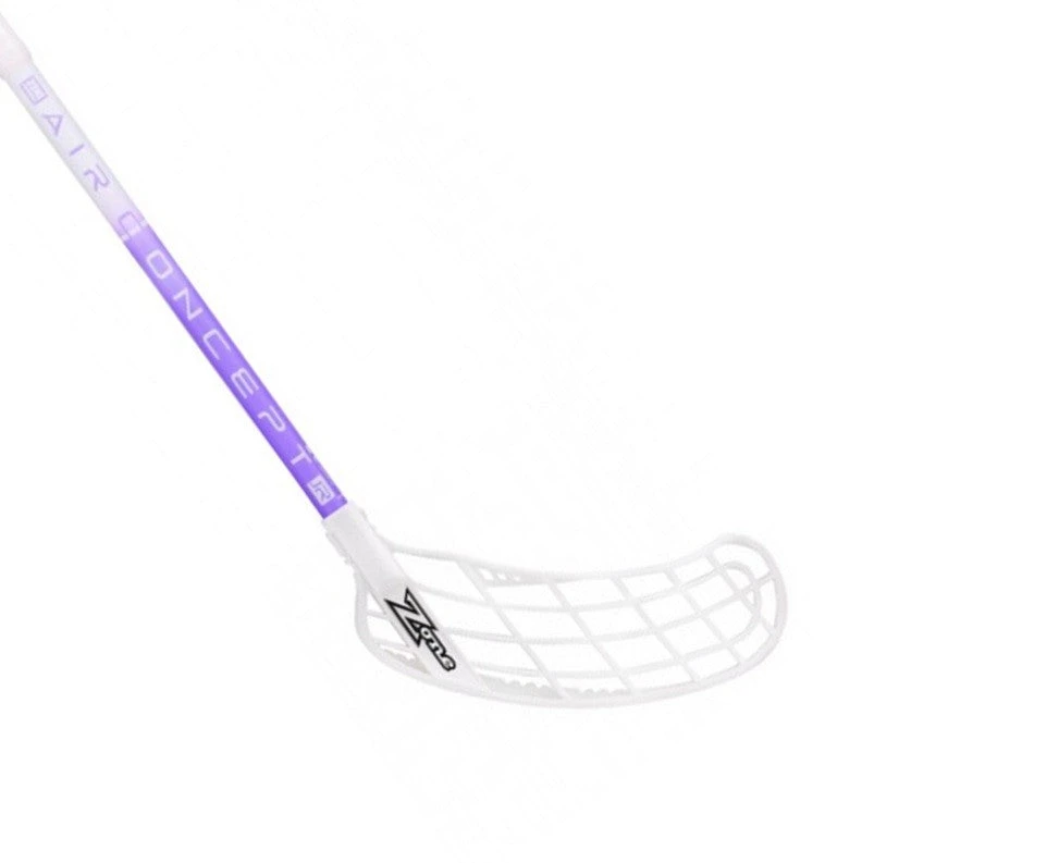 Floorballschläger Zone Force Air Junior Weiß/violett, 65cm/70cm/75cm – Bild 2