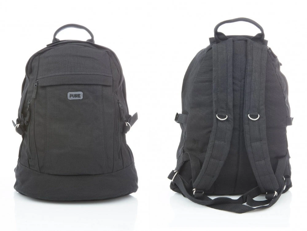 Pure Rucksack Vegan HP-0003 Schwarz – Bild 4