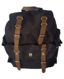 Rucksack HF-0016 Pure Hanf Schwarz