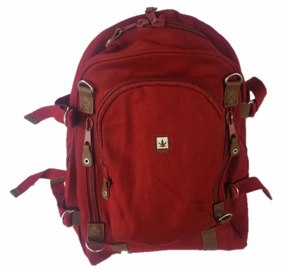 Rucksack HF-0001 Pure Hanf Bordeaux